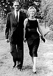 Marilyn Monroe et Arthur Miller 1957