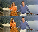 Gina Lollobrigida et Rock Hudson 1961